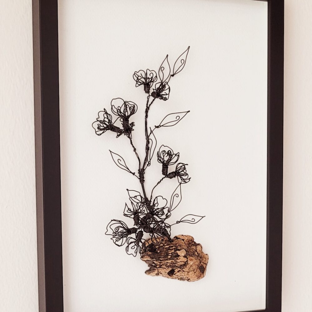 20260114_153422 Kirschblütenzweig auf Treibholz